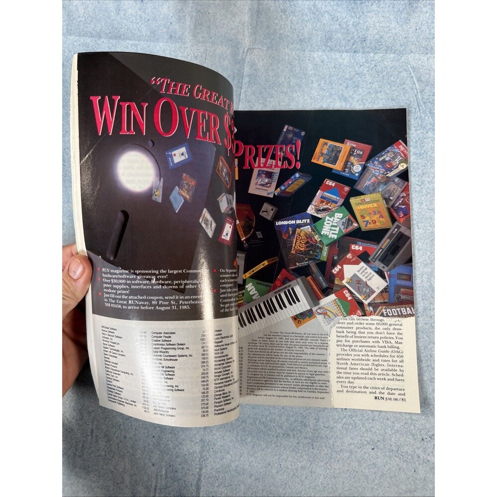 Run Magazine Commodore June 1985 - Picture 6 of 7